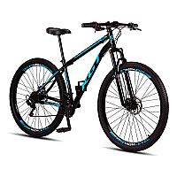 Imagem do produto Bicicleta Aro 29 Aço Carbono Freios A Disco Suspen...