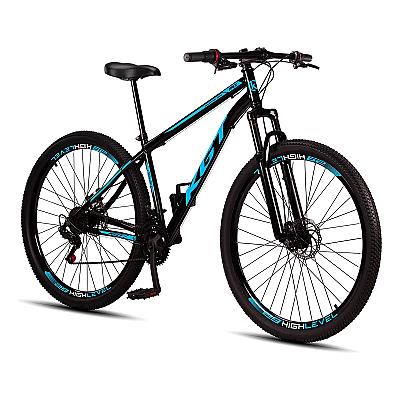 Imagem do produto Bicicleta Aro 29 Aço Carbono Freios A Disco Suspen...