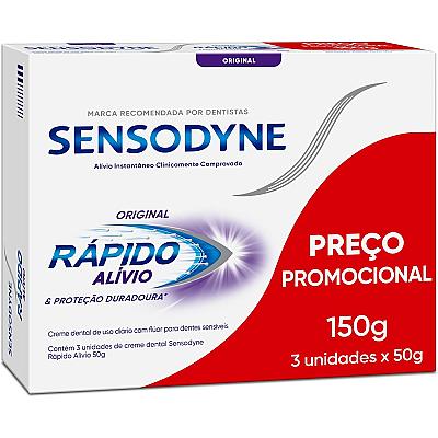Imagem do produto Sensodyne Creme Dental Leve 3 e Pague 2, Alívio In...