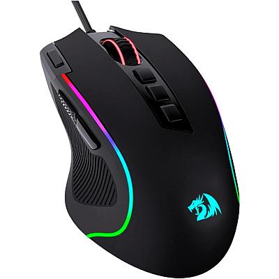Imagem do produto Mouse Gamer Redragon Predator RGB M612-RGB, Preto
