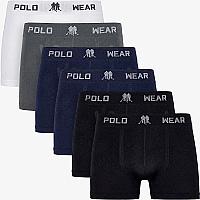Imagem do produto Kit 6 Cuecas Polo Wear Boxer Masculina Sem Costura...