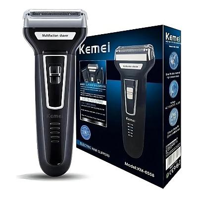 Imagem do produto Barbeador E Cortador De Cabelo 3 Em 1 Kemei Km-655...