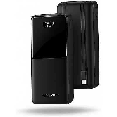 Imagem do produto Power Bank Carregador portátil 10000mAh com Carreg...