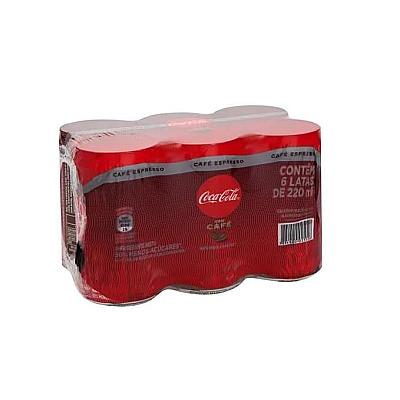 Imagem do produto 6 unidades Pack de Coca-Cola Café 220ml