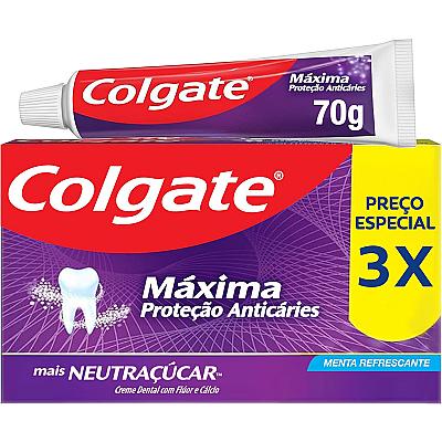 Imagem do produto Colgate Creme Dental Máxima 70g Promo Leve 3 Pague...