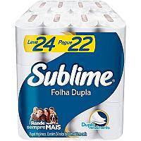 Imagem do produto Sublime 24 rolos Papel Higiênico, Folha Dupla