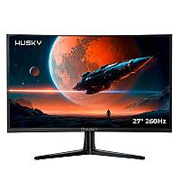 Imagem do produto Monitor Gamer Curvo Husky Boreal 27 FHD, 260Hz, 1m...
