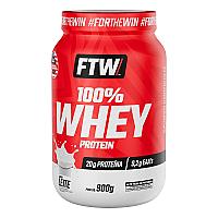 Imagem do produto Whey Protein 100% Concentrado Pote 900g Sabor Leit...