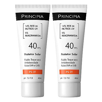 Imagem do produto Principia Kit C/ 2 Protetor Solar Facial Ps-01 Fps...