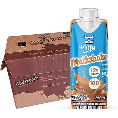 Imagem do produto +Mu Mulkshake Bebida Proteica Sabor Coco com Caram...