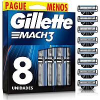 Imagem do produto Gillette Mach3 - Carga Aparelho de Barbear, Leve 8...