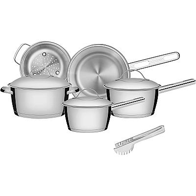 Imagem do produto Jogo de Panelas Tramontina Aço Inox Allegra 5 Peça...