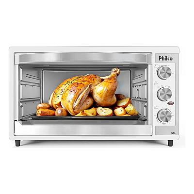 Imagem do produto Forno Elétrico Philco 50L Branco Dupla Resistência...