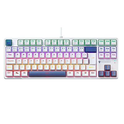 Imagem do produto Teclado Mecânico Gamer Machenike K500B-B87, Switch...