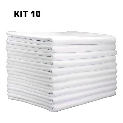 Imagem do produto Pano De Prato Branco Pé De Galinha O Legitimo 10 U...