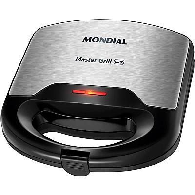Imagem do produto MONDIAL S-20 Sanduicheira Master Grill Inox, 110V,...