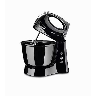 Imagem do produto Batedeira Mondial Prática Black B-44 com 3 Velocid...