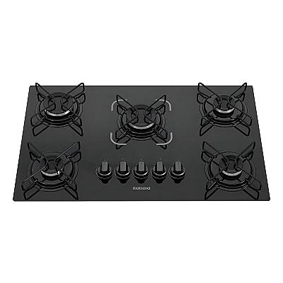 Imagem do produto Cooktop Itatiaia Essencial 5 Bocas - Preto
