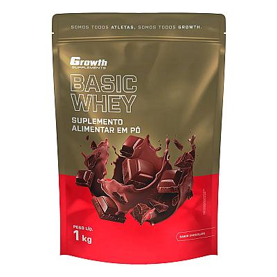 Imagem do produto Basic Whey 1kg Growth Supplements - Chocolate
