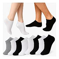 Imagem do produto Kit 12 Pares Meia Soquete Cano Curto Preto 35 Ao 4...