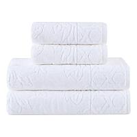 Imagem do produto Jogo De Toalhas Banho Village Com 4 Peças Branco B...