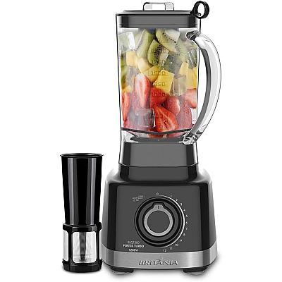 Imagem do produto Liquidificador Turbo, Blq1300p, 1400W, 3L, Chumbo,...