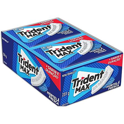 Imagem do produto Chiclete Trident Max Hortelã Fresca Sem Açúcar - C...