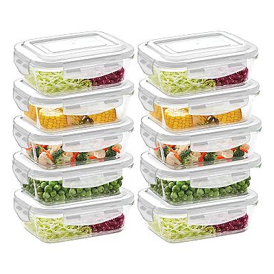 Imagem do produto Conjunto Kit 10 Marmitas Potes Hermetico 640ml Com...