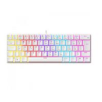 Imagem do produto Teclado Mecânico Gamer Ninja Leap 60%, ABNT2, Bran...