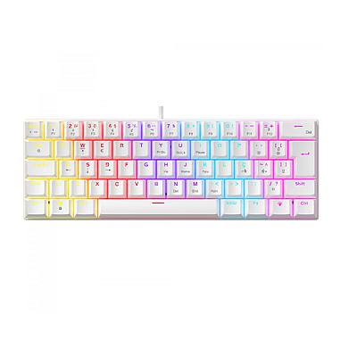 Imagem do produto Teclado Mecânico Gamer Ninja Leap 60%, ABNT2, Bran...
