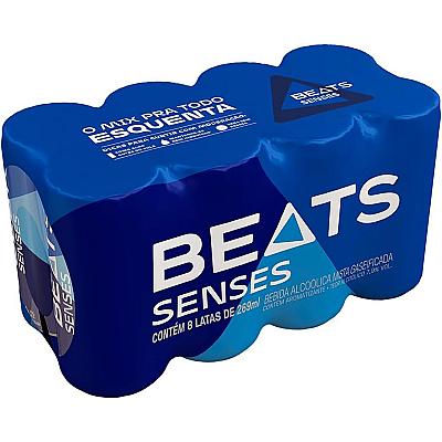 Imagem do produto Pack de Drink Pronto Beats Senses 269ml, Lata com...
