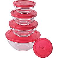 Imagem do produto 5 Peças Euro Home Conjunto de Potes de Vidro Redon...