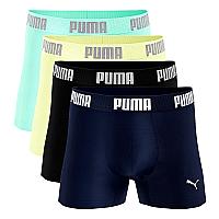 Imagem do produto Kit 4 Cuecas Boxer Puma Poliamida Sem Costura, - O...