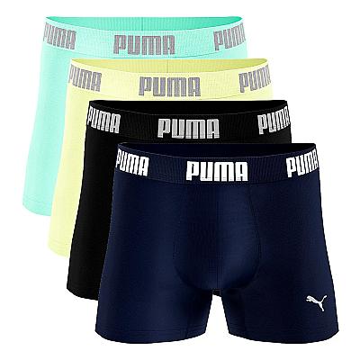 Imagem do produto Kit 4 Cuecas Boxer Puma Poliamida Sem Costura, - O...