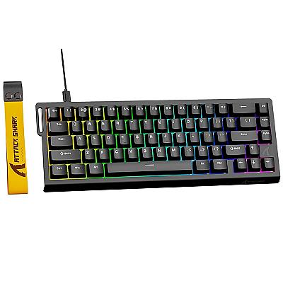 Imagem do produto Teclado Magnético Gamer Attack Shark X68 HE, Rapid...