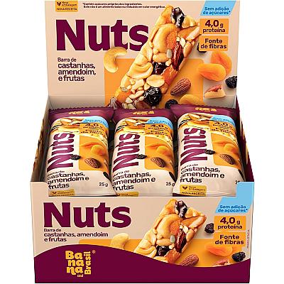 Imagem do produto Banana Brasil - Barra De Castanhas Nuts Frutas (12...