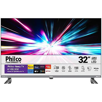 Imagem do produto Smart TV 32” Philco PTV32K34RKGB Roku TV Led Dolby...