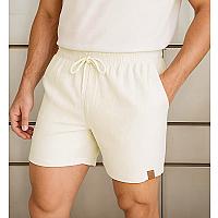 Imagem do produto Short De Linho Masculino Bermuda Leve Praia Verao-...