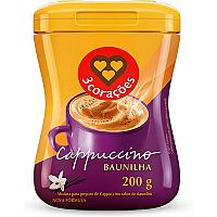 Imagem do produto 3 Corações Cappuccino Sabor Baunilha, 200g