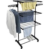 Imagem do produto Varal De Chão 3 Andares Grande de Roupas Dobrável...