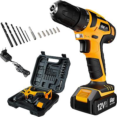Imagem do produto WAP Parafusadeira e Furadeira à Bateria 12V BPF-12...