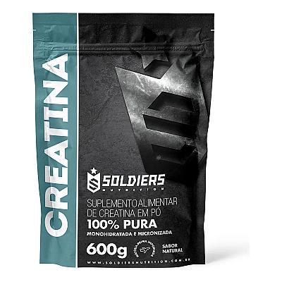 Imagem do produto Creatina Monohidratada 600g da Soldiers Nutrition...