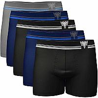 Imagem do produto Kit 5 Cuecas Boxer Masculina Cavalera Sem Costura,...