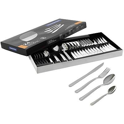 Imagem do produto Faqueiro Tramontina Búzios cem Aço Inox com Detalh...