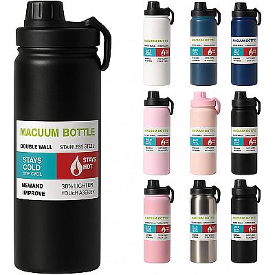 Imagem do produto Garrafa Térmica Inox 800 ml Parede Dupla (Preto)