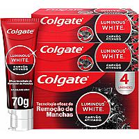 Imagem do produto Colgate Creme Dental Clareador Luminous White Carv...