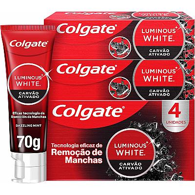 Imagem do produto Colgate Creme Dental Clareador Luminous White Carv...
