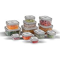 Imagem do produto Electrolux Kit Potes Herméticos Plásticos Cinza 12...