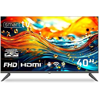 Imagem do produto Smart TV HQ 40" Full HD tela sem bordas Android 12...