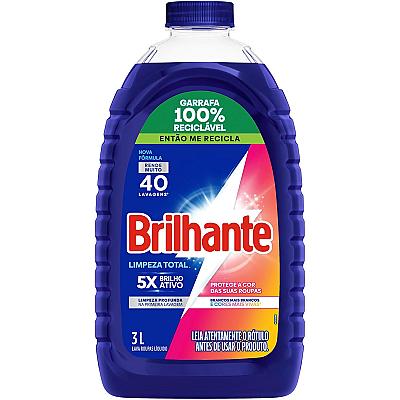 Imagem do produto Brilhante Limpeza Total - Lava Roupas Líquido - 3L